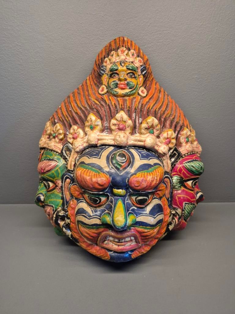 Zeldzaam Mahakala Masker uit Tibet, Ophalen of Verzenden