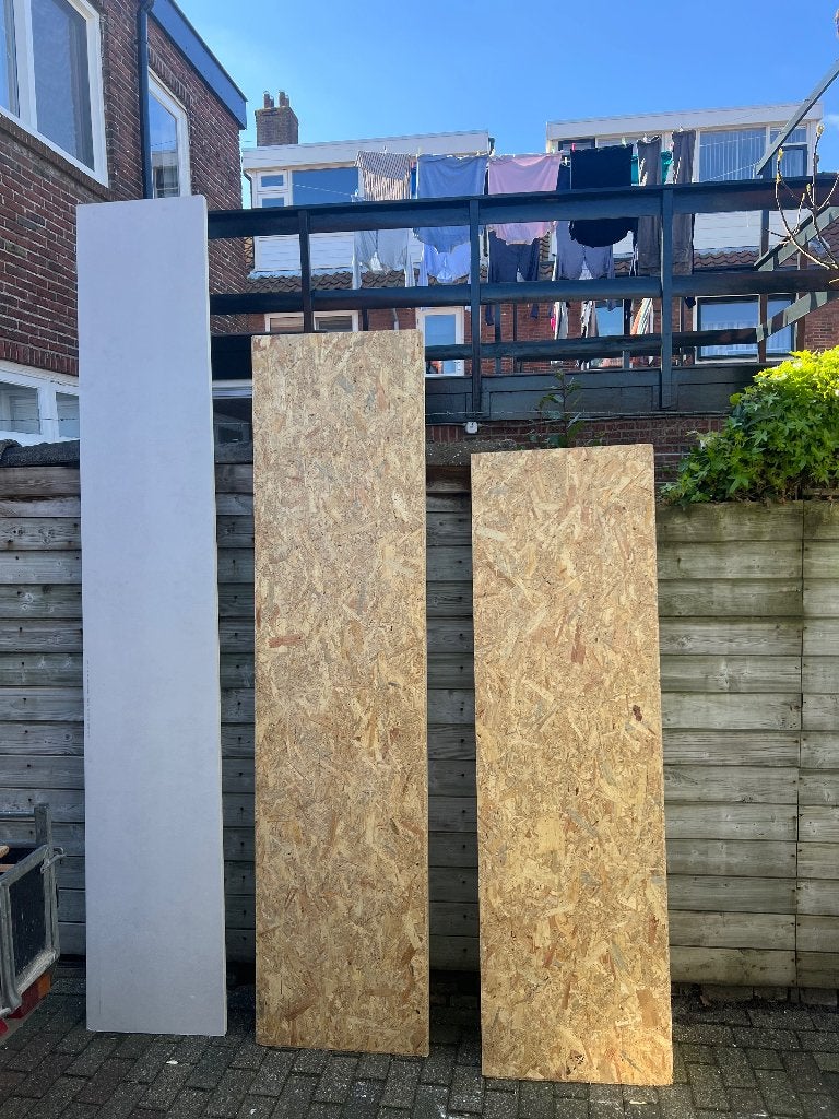 Pir plaat met osb, Doe-het-zelf en Verbouw, Platen en Panelen, Ophalen, Nieuw, Overige materialen, 100 mm of meer