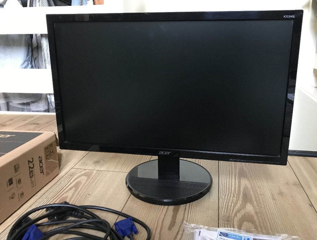 HD monitor 22 inch, Computers en Software, Ophalen, DVI, Gebruikt, Full HD