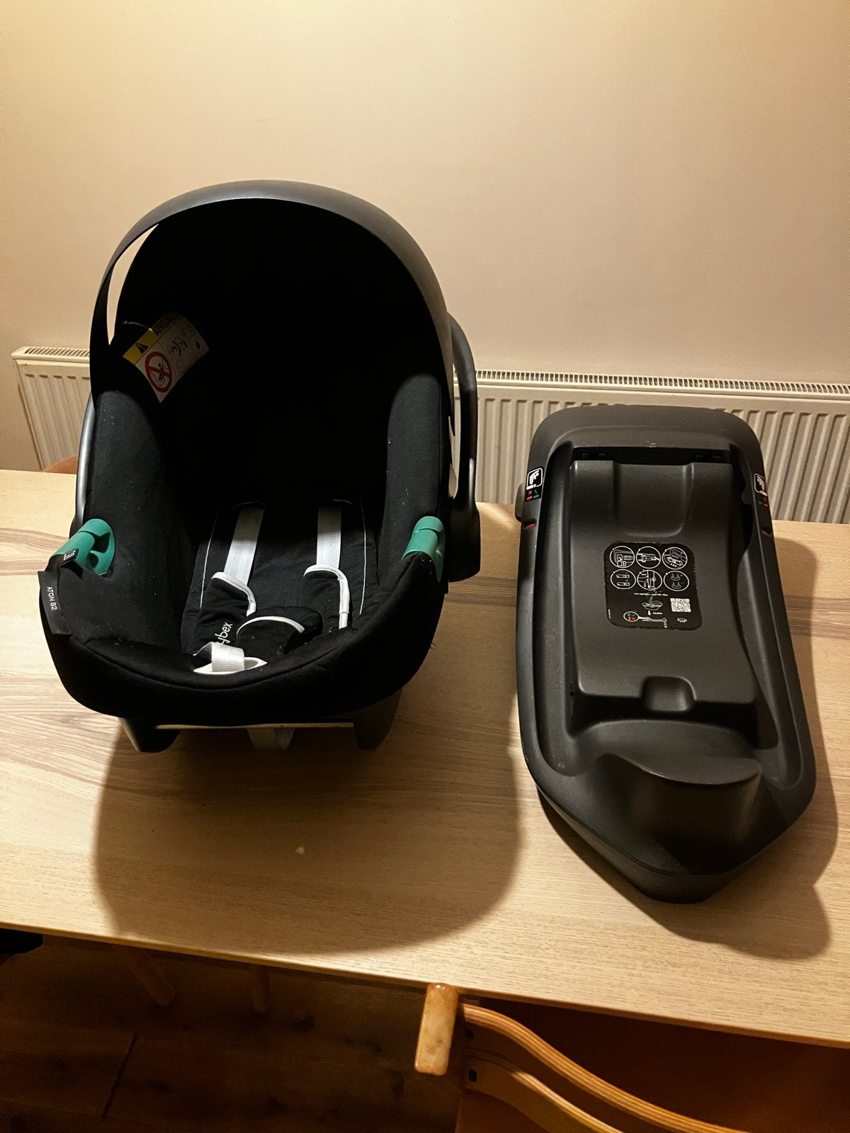Cybex autostoel + basis met isofix, Zijbescherming, Zo goed als nieuw, Isofix, 0 t/m 13 kg
