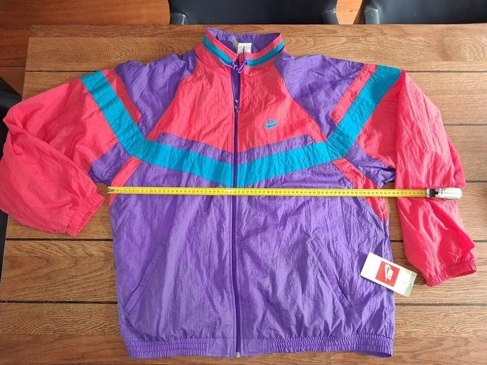 Vintage Nike Trainingspak nieuw vintage xxl windbreaker, Paars, Nike, Overige maten, Ophalen of Verzenden