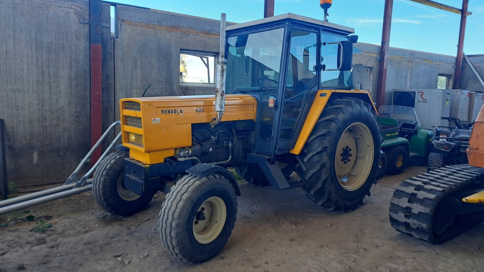 renault 681 trekker, Ophalen, Akkerbouw