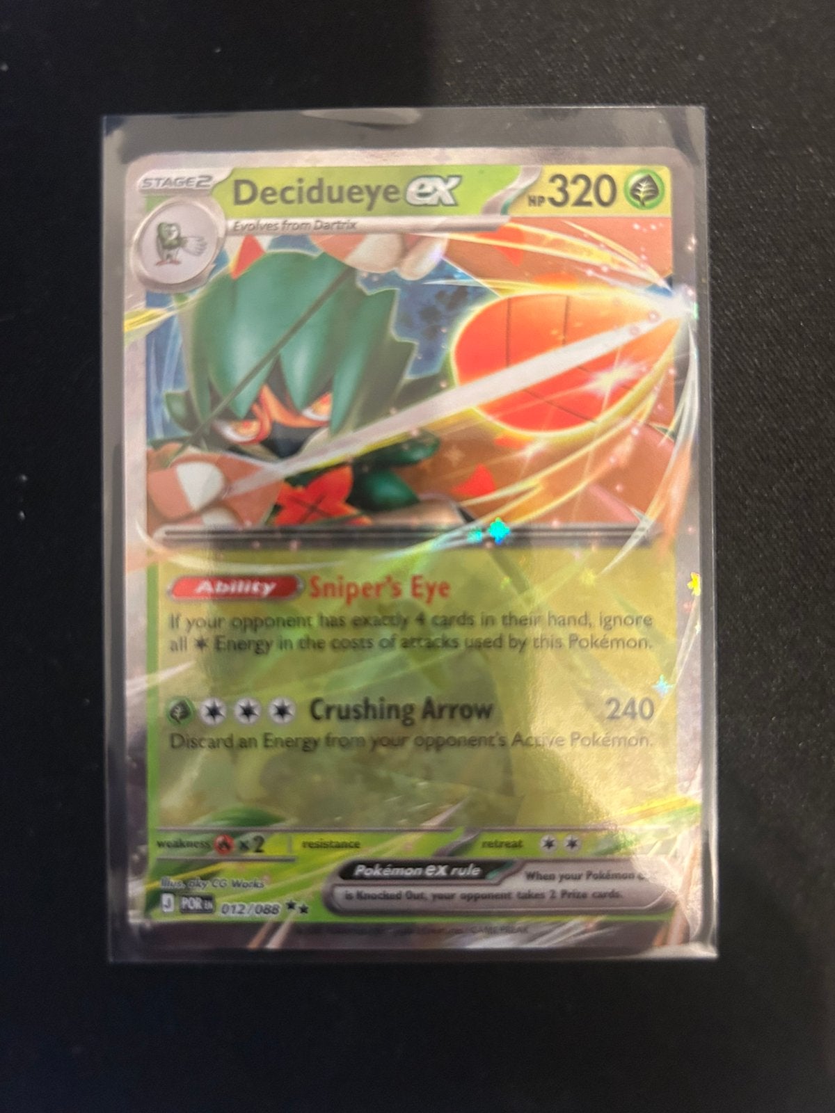Decidueye EX 012/088, Ophalen of Verzenden, Zo goed als nieuw
