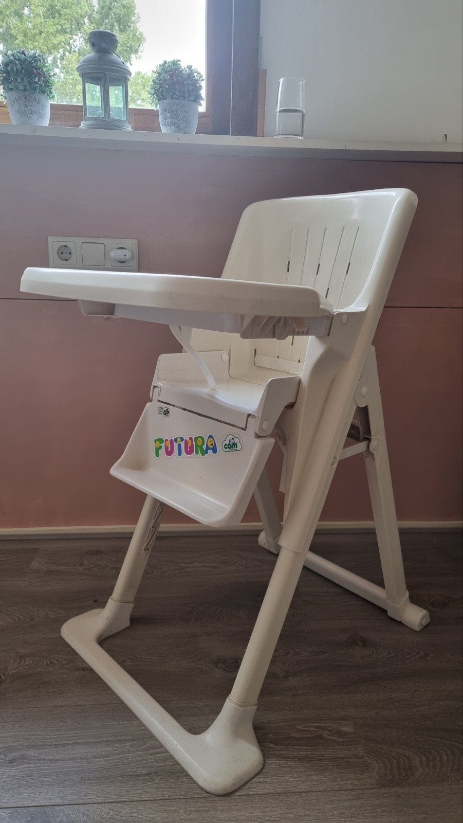 Cam Futura kinderstoel met afneembaar eetblad, Kinderen en Baby's, Ophalen, Gebruikt, Overige typen, Afneembaar eetblad