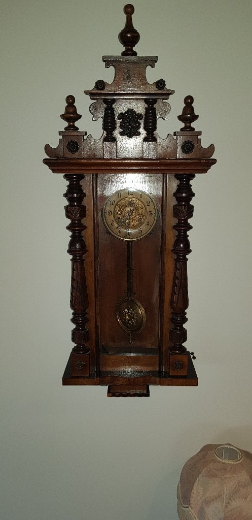 antieke hangklok, Ophalen