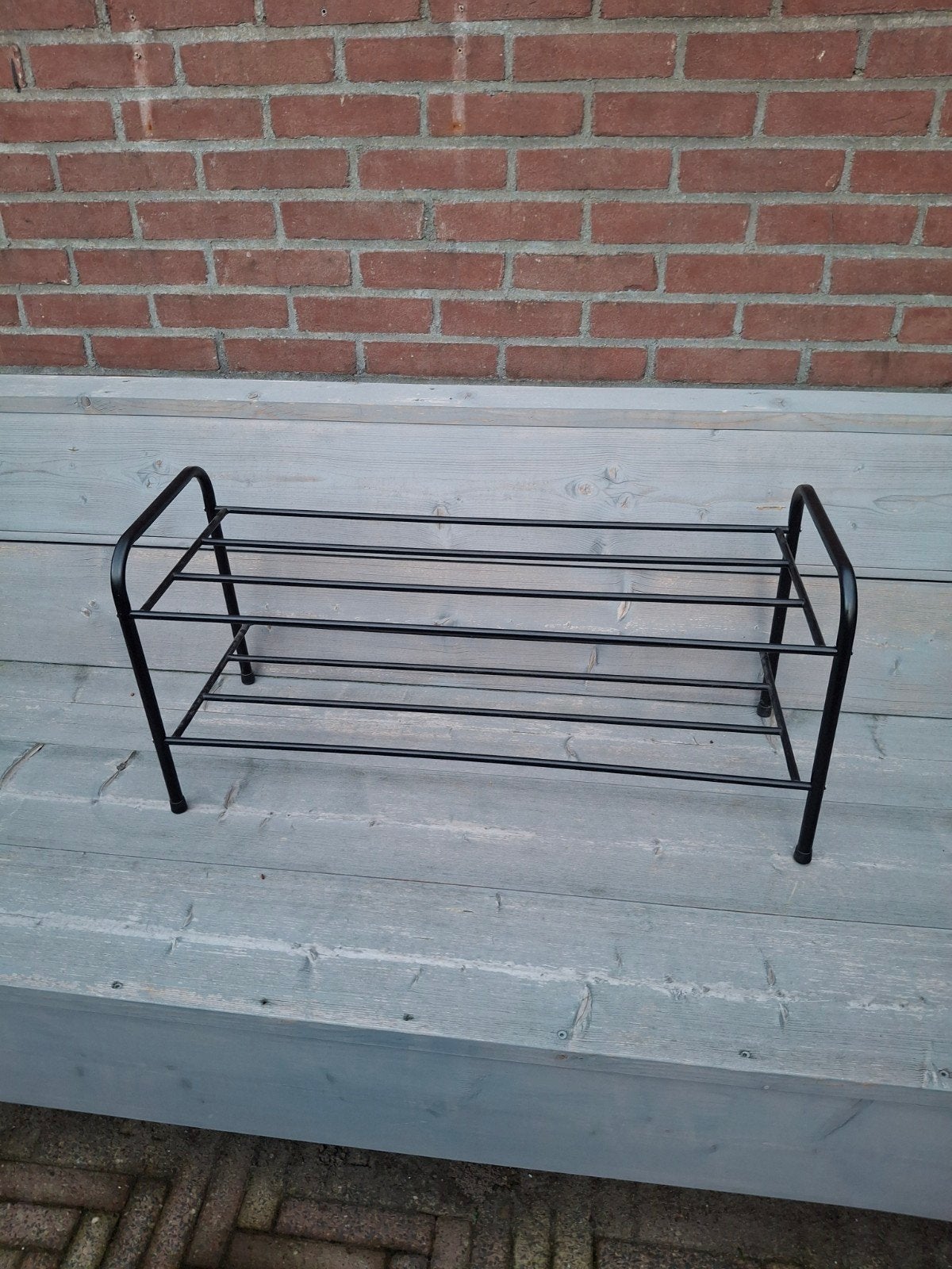 2  zwarte schoenrekjes., Ophalen, Gebruikt