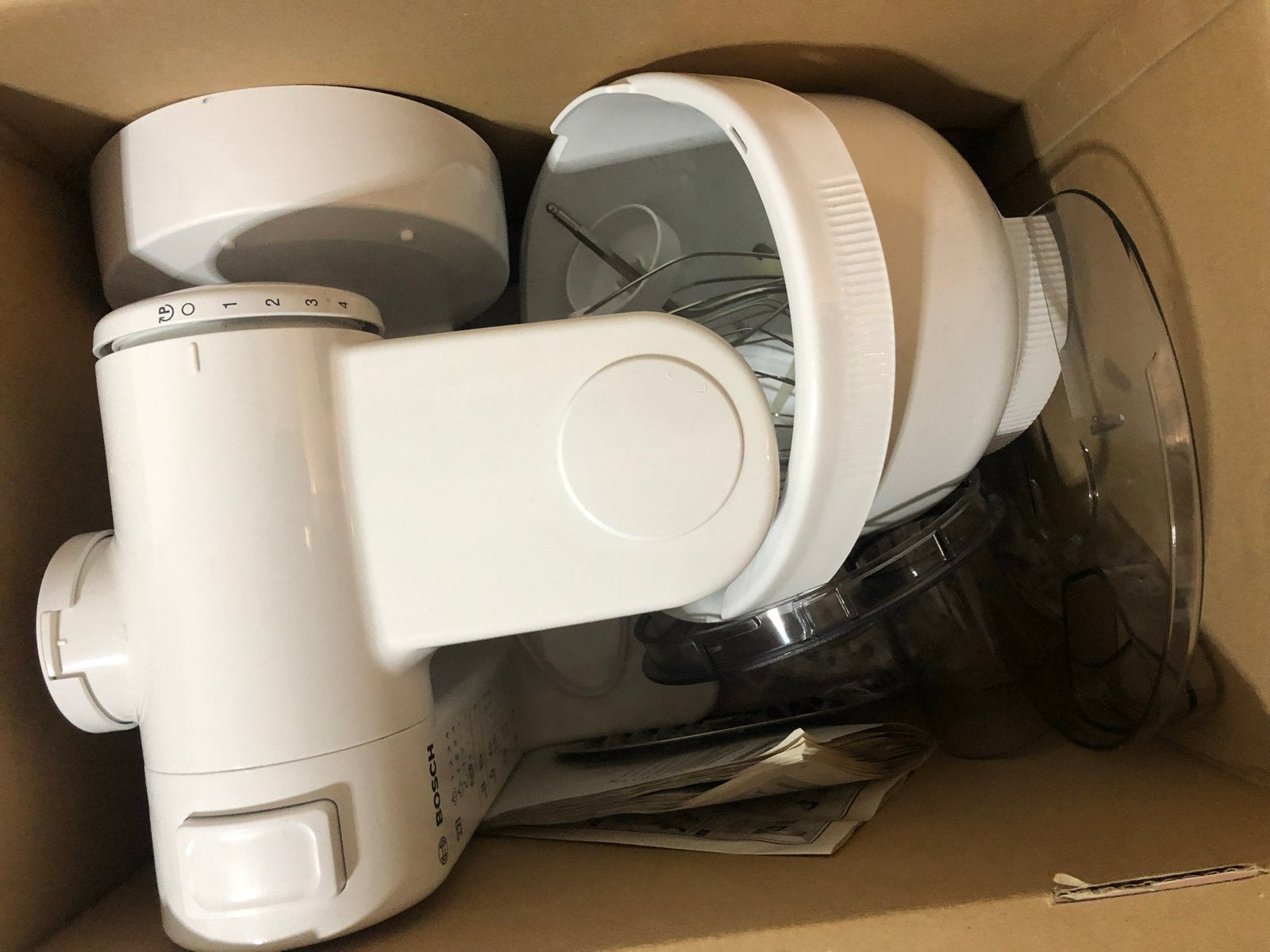 Bosch MUM4 keukenmachine - Zo goed als nieuw, Witgoed en Apparatuur, Keukenmixers, Zo goed als nieuw, 4 liter of meer, 3 snelheden of meer