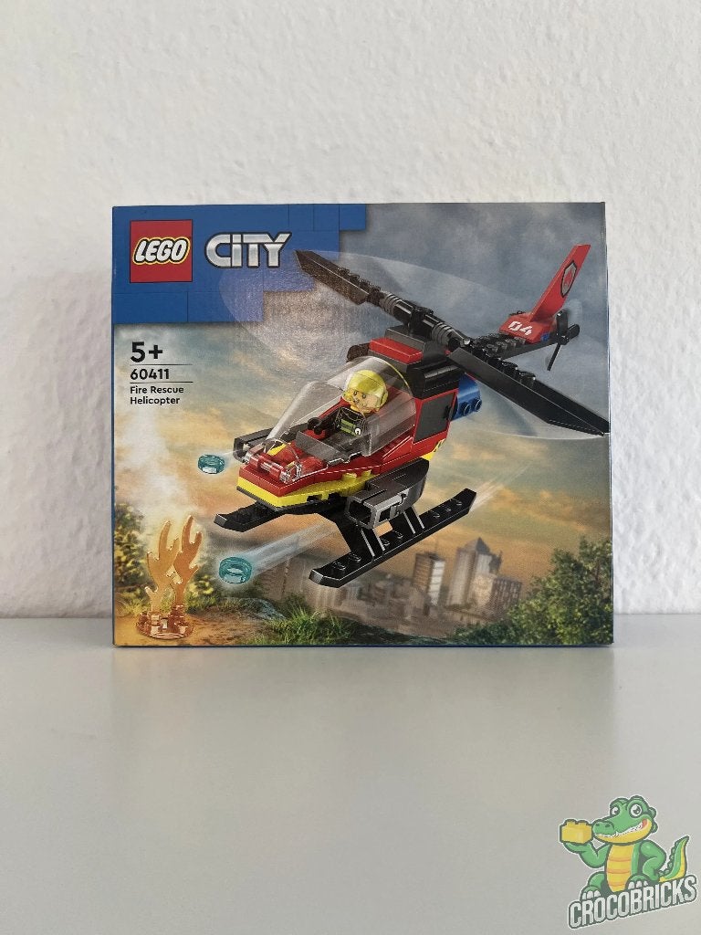 LEGO City 60411 Fire Rescue Helicopter, City, Compleet, Verzenden, Lego