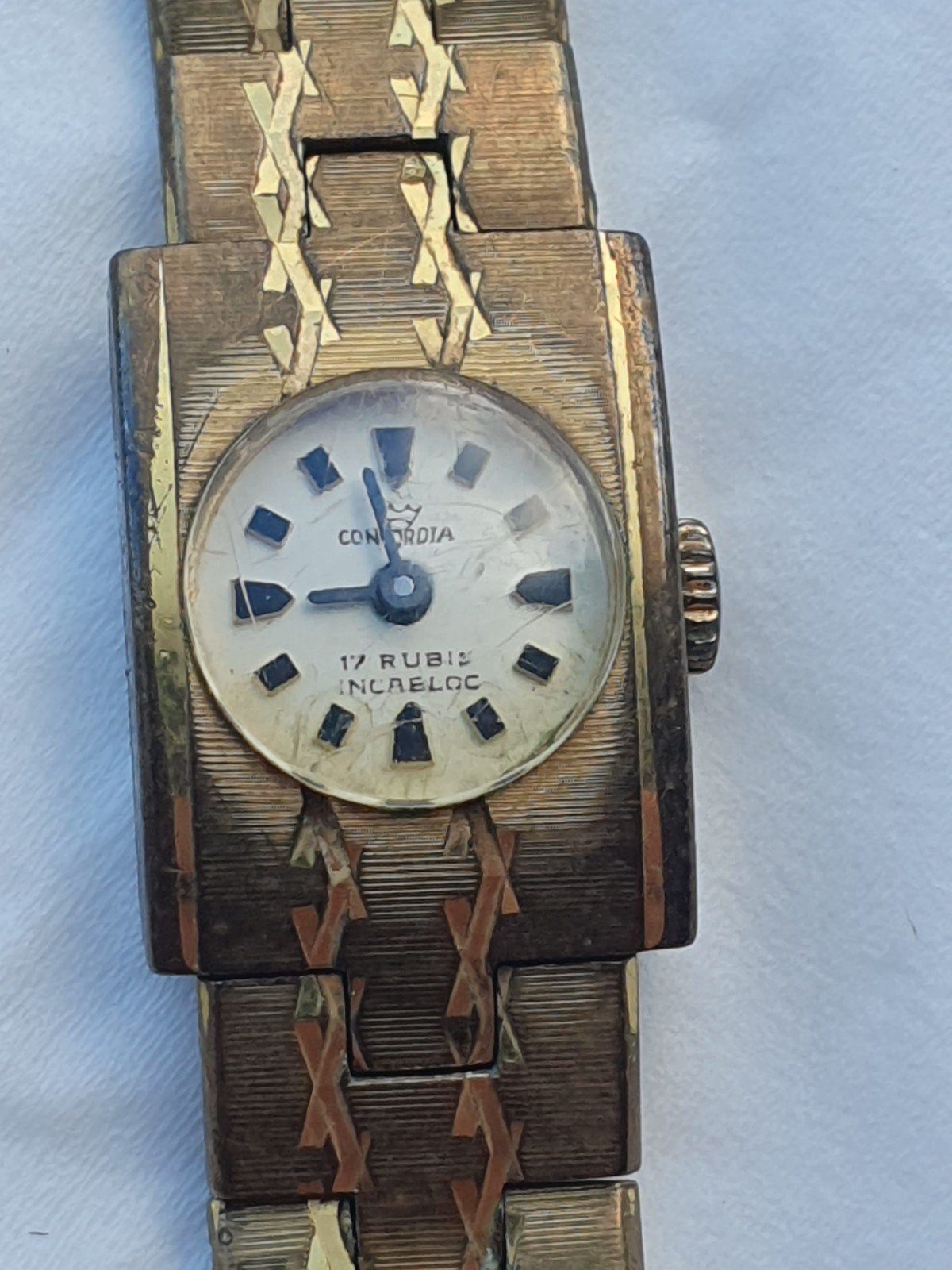 Werkende Cordia horloge 17 rubis mechanisch, Overige merken, Overige materialen, Gebruikt, Verzenden