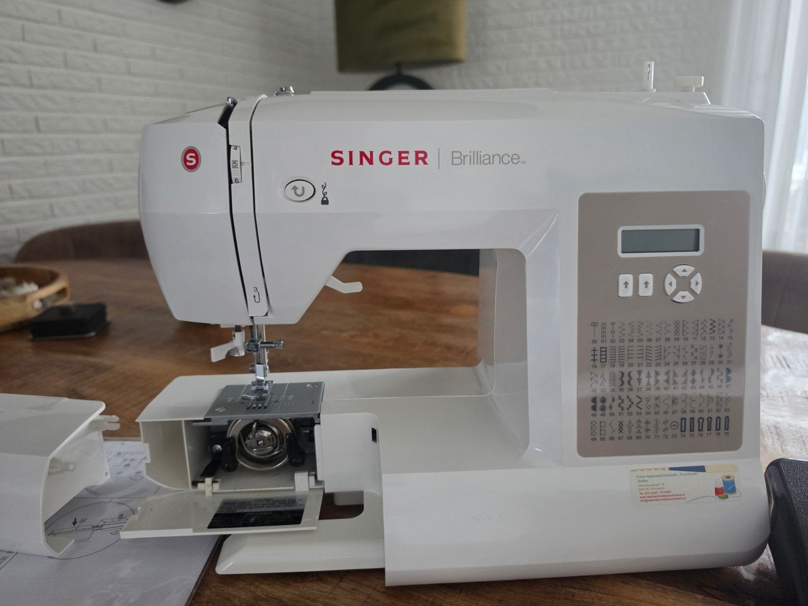 Singer Brillance naaimachine - Zo goed als nieuw, Ophalen, Zo goed als nieuw, Naaimachine, Singer