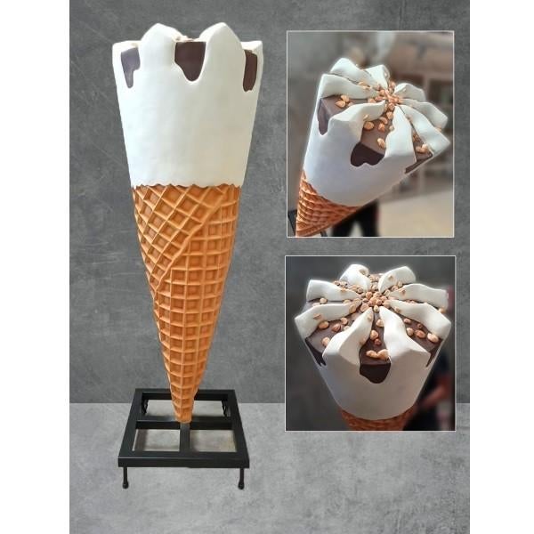 ICE CREAM ALMONDS VERRIJDBAAR- Cornetto 185 cm, Ophalen, HorecaBeelden, Overige typen, Nieuw