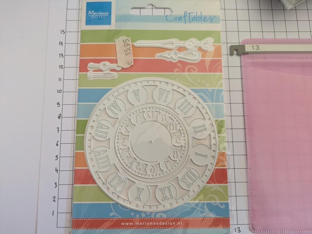 Marianne Design Craftables CR1234 Klok Wijzerplaat Snijmal, Ophalen of Verzenden