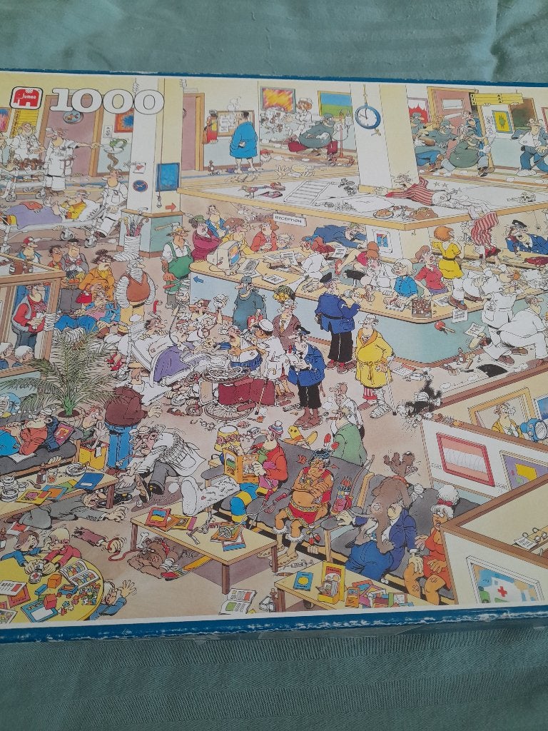 JAN v HAASTEREN 1000, Ophalen of Verzenden, 500 t/m 1500 stukjes, Zo goed als nieuw, Legpuzzel