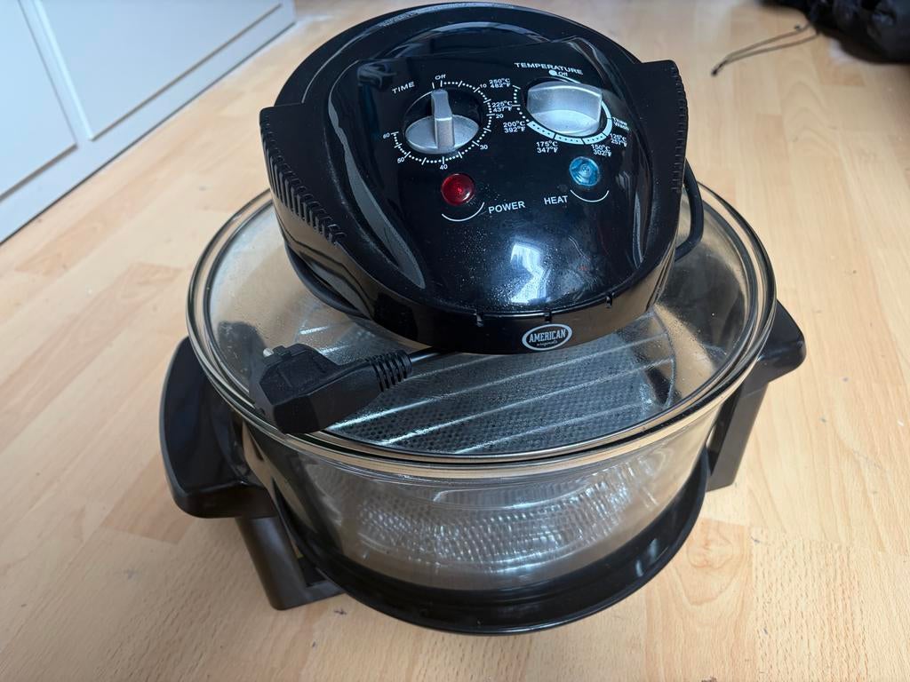Compacte American originals heteluchtoven  met Accessoires, Minder dan 45 cm, Gebruikt, Oven, Hete lucht