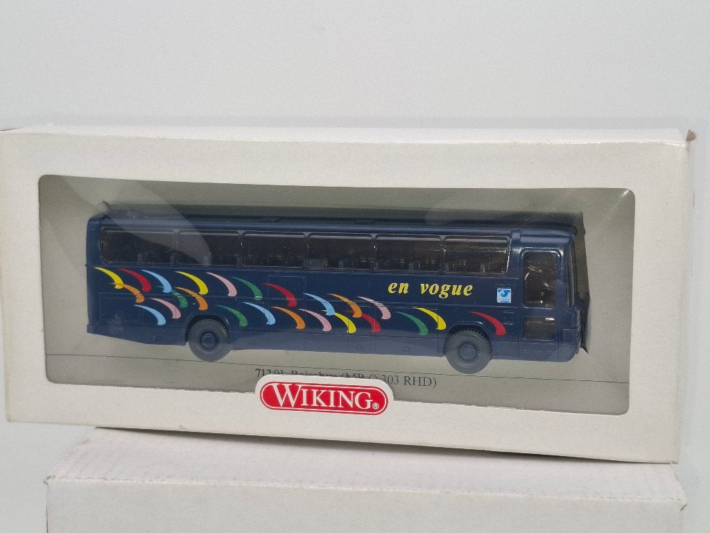 Mercedes O303 bus touringcar - Wiking 1/87, Verzenden, Zo goed als nieuw, Bus of Vrachtwagen, Wiking