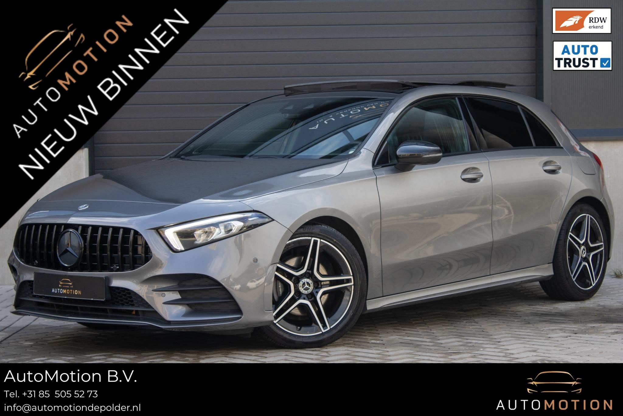 Mercedes-Benz A-klasse 200 Business Solution AMG PANO CAMERA, Auto's, Gebruikt, 4 cilinders, Met garantie (alle), 163 pk