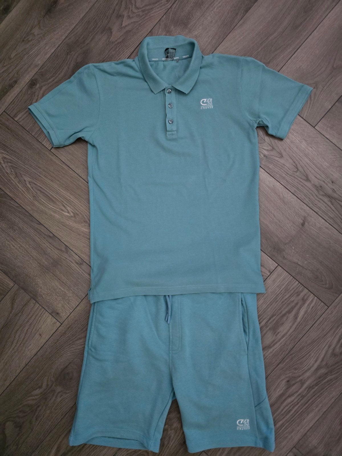 Cruyff set maat 176 - Polo en korte broek, Ophalen of Verzenden, Jongen