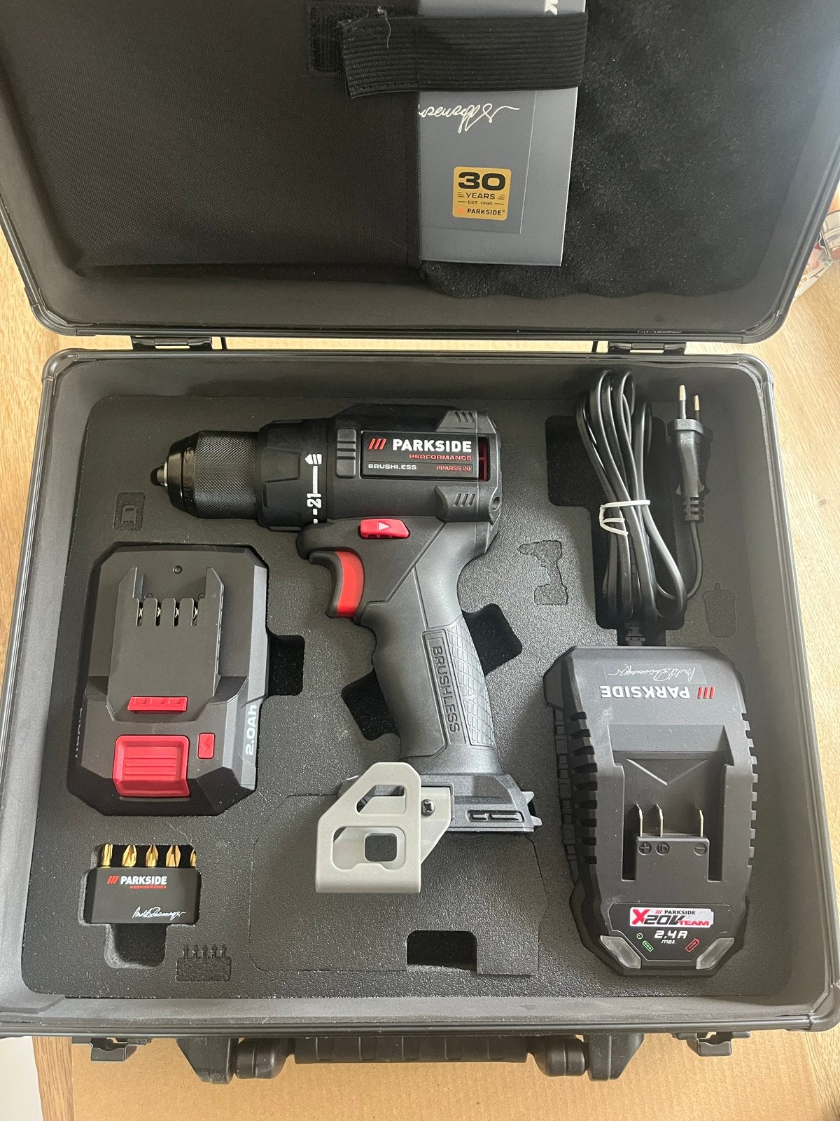 Nieuwe Parkside Performance Accu Boormachine - Limited Editi, 600 watt of meer, Variabele snelheid, Nieuw, Ophalen of Verzenden