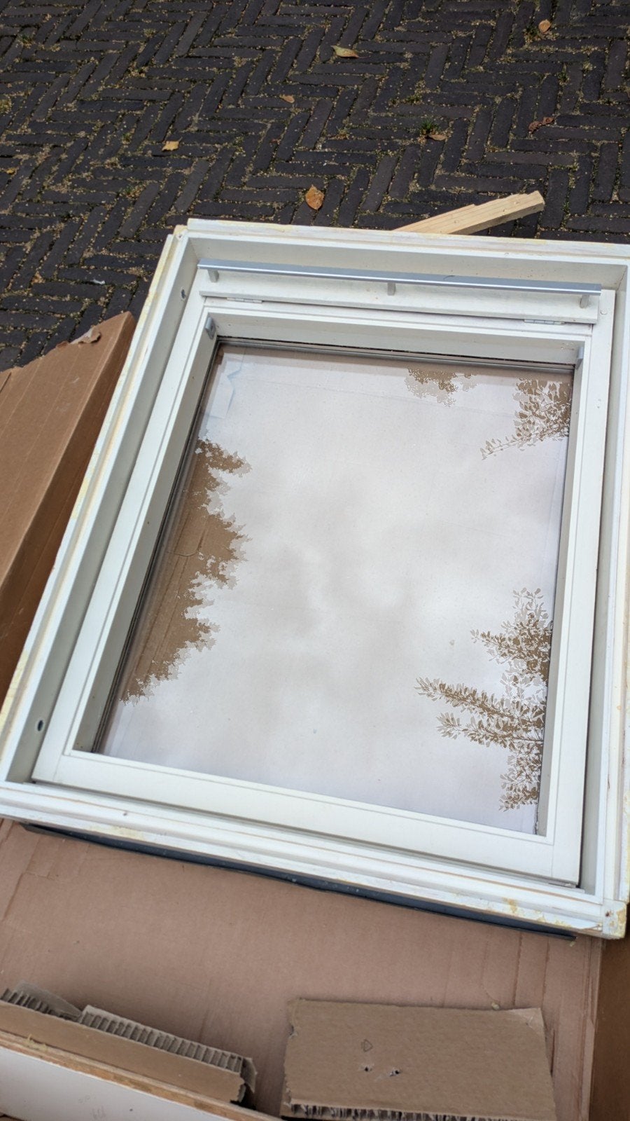 Velux GGL 304 0000 (hout, dubbele beglazing) dakraam, Ophalen, Gebruikt, Minder dan 80 cm, 80 tot 120 cm