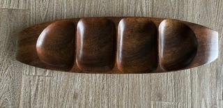 Houten serveerschaal, Overige materialen, Gebruikt, Ophalen of Verzenden, Schaal of Schalen