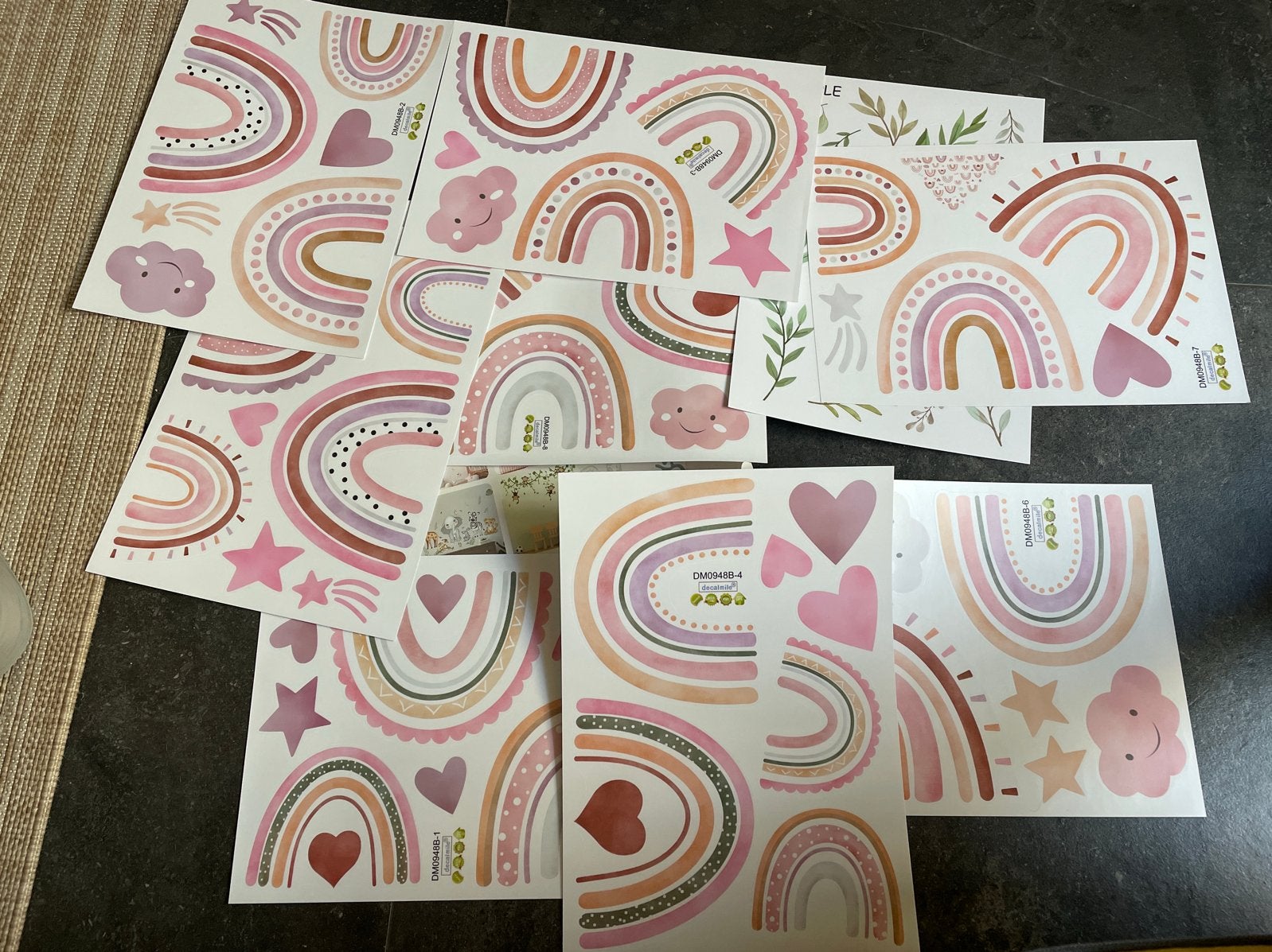 Muurstickers regenboog voor kinderkamer, Ophalen of Verzenden, Nieuw, Overige typen