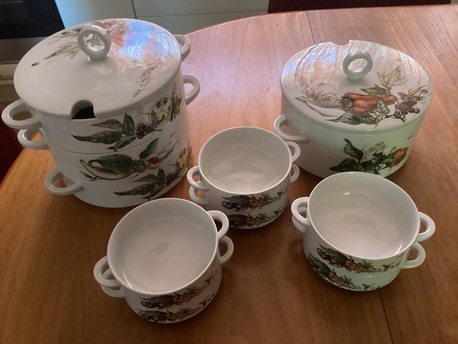 Royco Soepkommen en Terrine Set - Vintage Servies, Huis en Inrichting, Keuken | Servies, Overige merken, Keramiek, Vintage, Ophalen of Verzenden