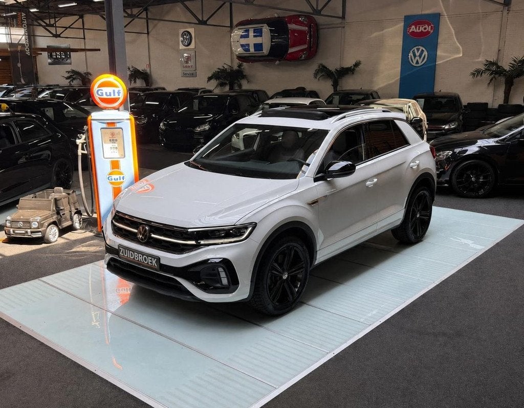 Volkswagen T-Roc 1.5 TSI R-Line | DSG | Vol optie | Pano | V, Auto's, Automaat, 150 pk, Wit, Bedrijf