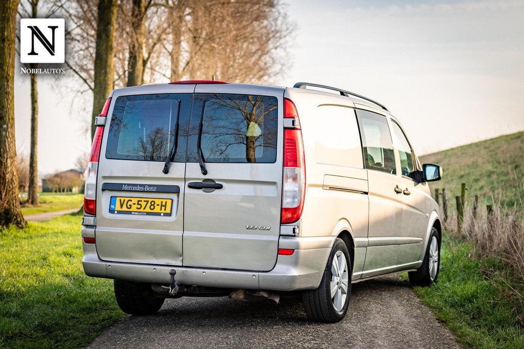 Mercedes Vito Bestel 122 CDI 343 DC Comfort Plus|Nap|Leer|V6, Automaat, Euro 5, Gebruikt, Met garantie (alle)