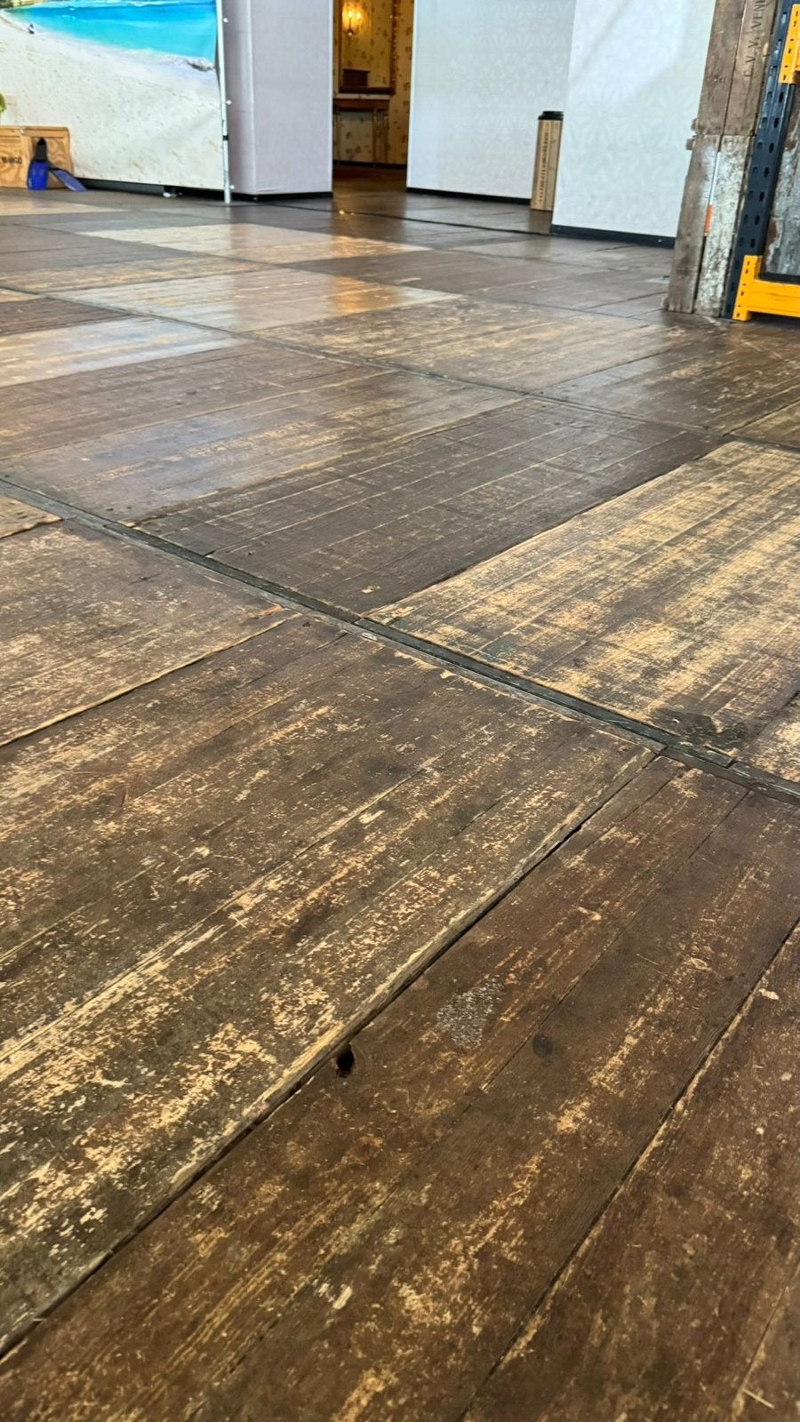 Steenschotten - Robuuste houten platen, Ophalen, Gebruikt, 25 tot 50 mm, Plank