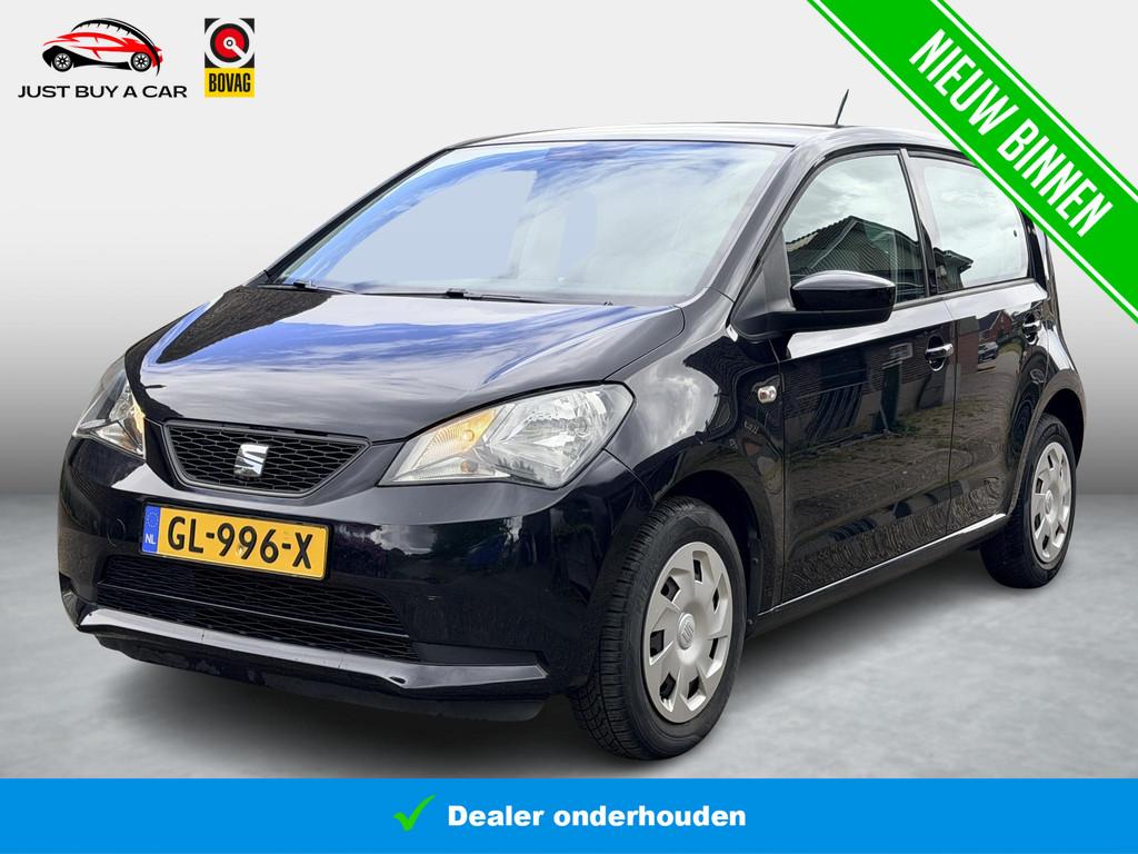 SEAT Mii 1.0 Style / Airco / Dealeronderhouden / Stoel-Pakke, Auto's, Seat, Stof, Gebruikt, Euro 6, Met garantie (alle)