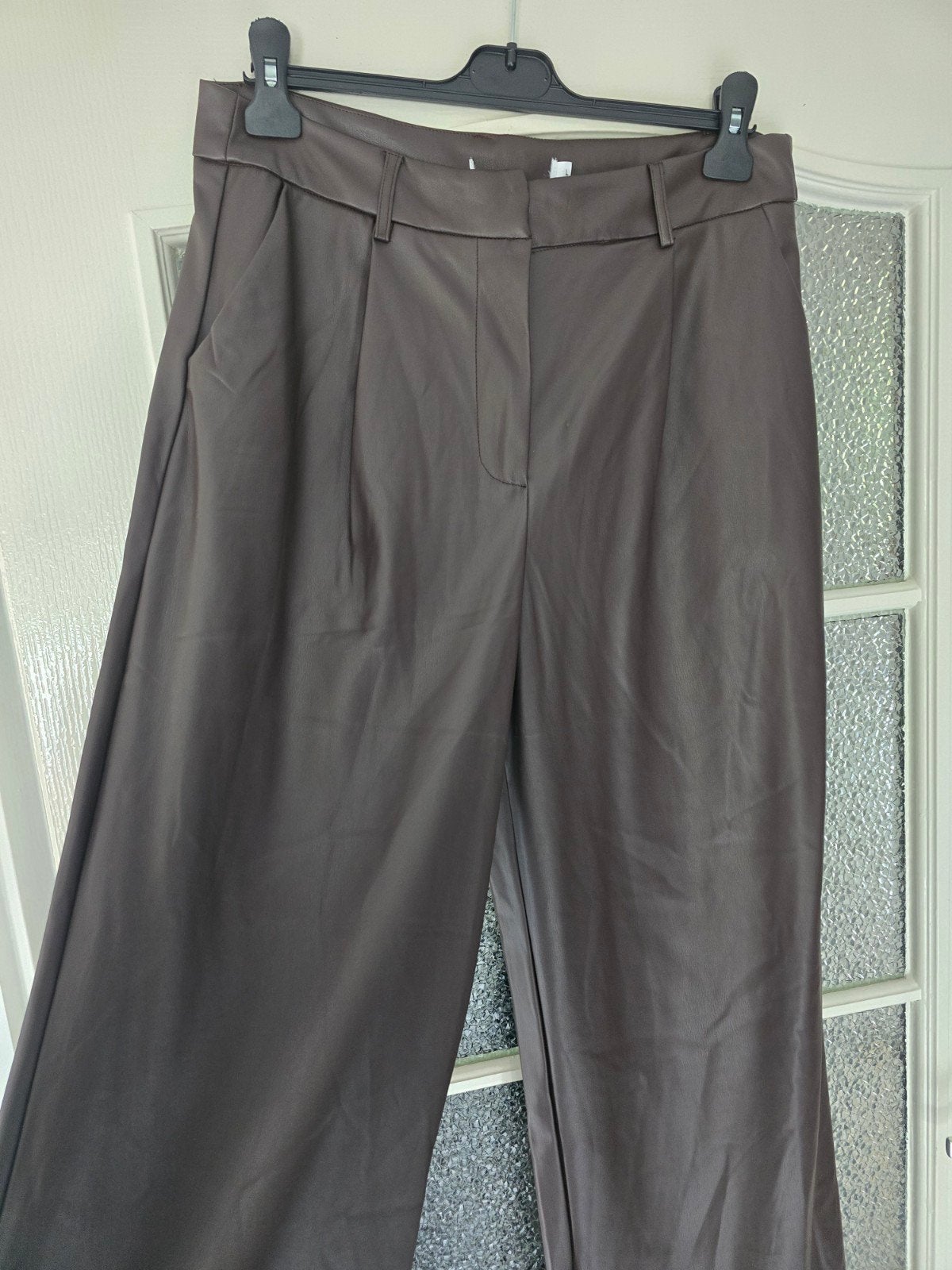 nieuw ambika wide leg leatherlook bruin L, Kleding | Dames, Bruin, Maat 46/48 (XL) of groter, Nieuw, Ophalen of Verzenden