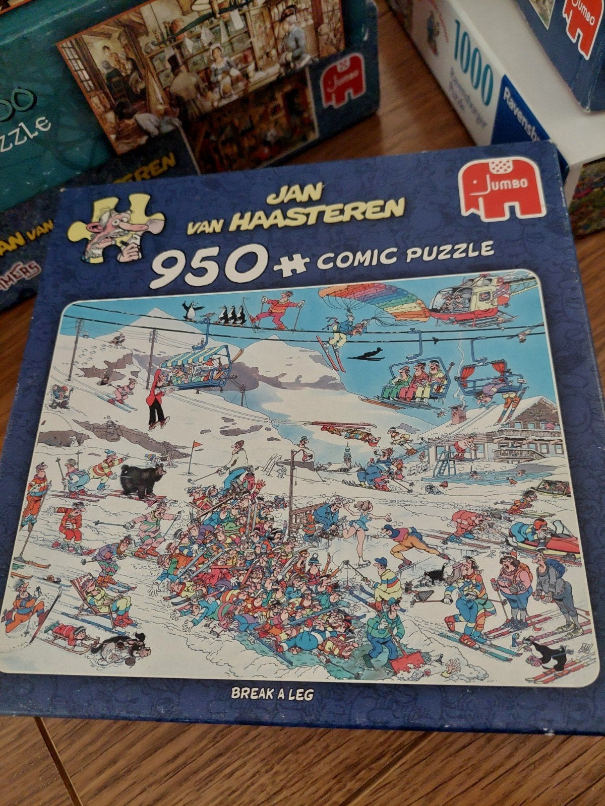 Jan van Haasteren 950 stukjes 'Break a Leg' legpuzzel, Ophalen, 500 t/m 1500 stukjes, Gebruikt, Legpuzzel