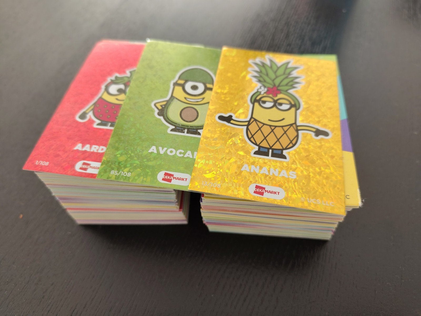 Minions DekaMarkt Plaatjes - Grote Collectie, Ophalen of Verzenden, Zo goed als nieuw, Meerdere plaatjes