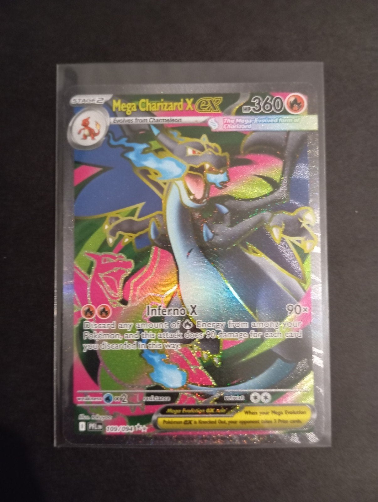 Mega Charizard X Ex 109/094 Mint, Ophalen of Verzenden, Nieuw