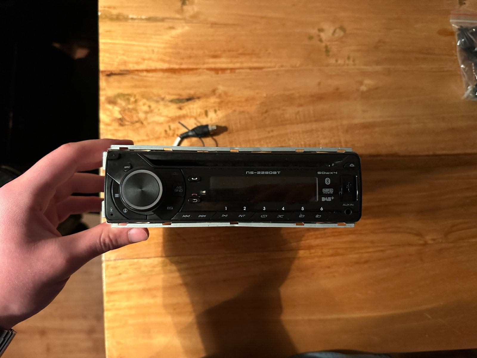 Norauto NS-220DBT Autoradio met Bluetooth en DAB+, Auto diversen, Autoradio's, Gebruikt, Ophalen of Verzenden