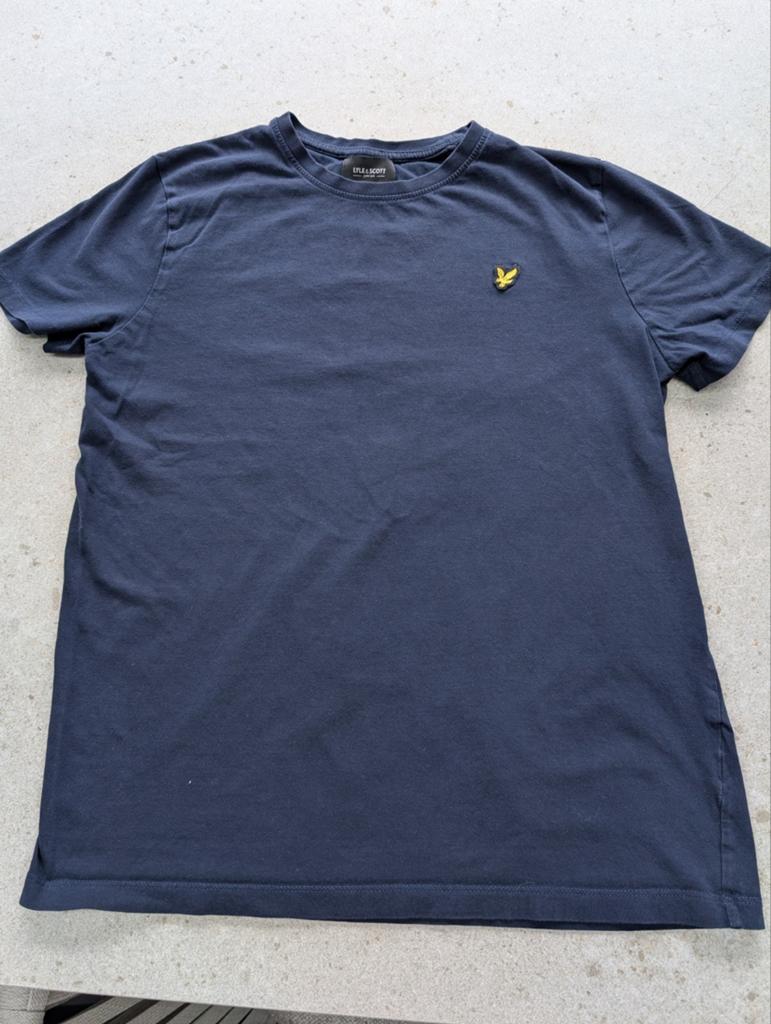 Lyle & Scott T-shirt Donkerblauw Maat 15-16 jaar, Kinderen en Baby's, Kinderkleding | Maat 170, Gebruikt, Jongen of Meisje, Lyle & Scott