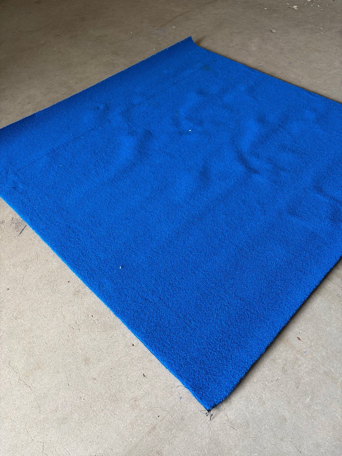 Restant blauw kunstgras 220 x 220 cm, Kunstgras, Katoenstraat 18/5, Ophalen of Verzenden, Matsu bv