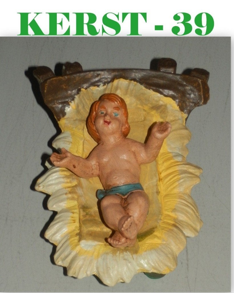 Kerst 39 -/- KERSTKINDJE IN KRIBBE, Diversen, Kerst, Ophalen of Verzenden, Nieuw