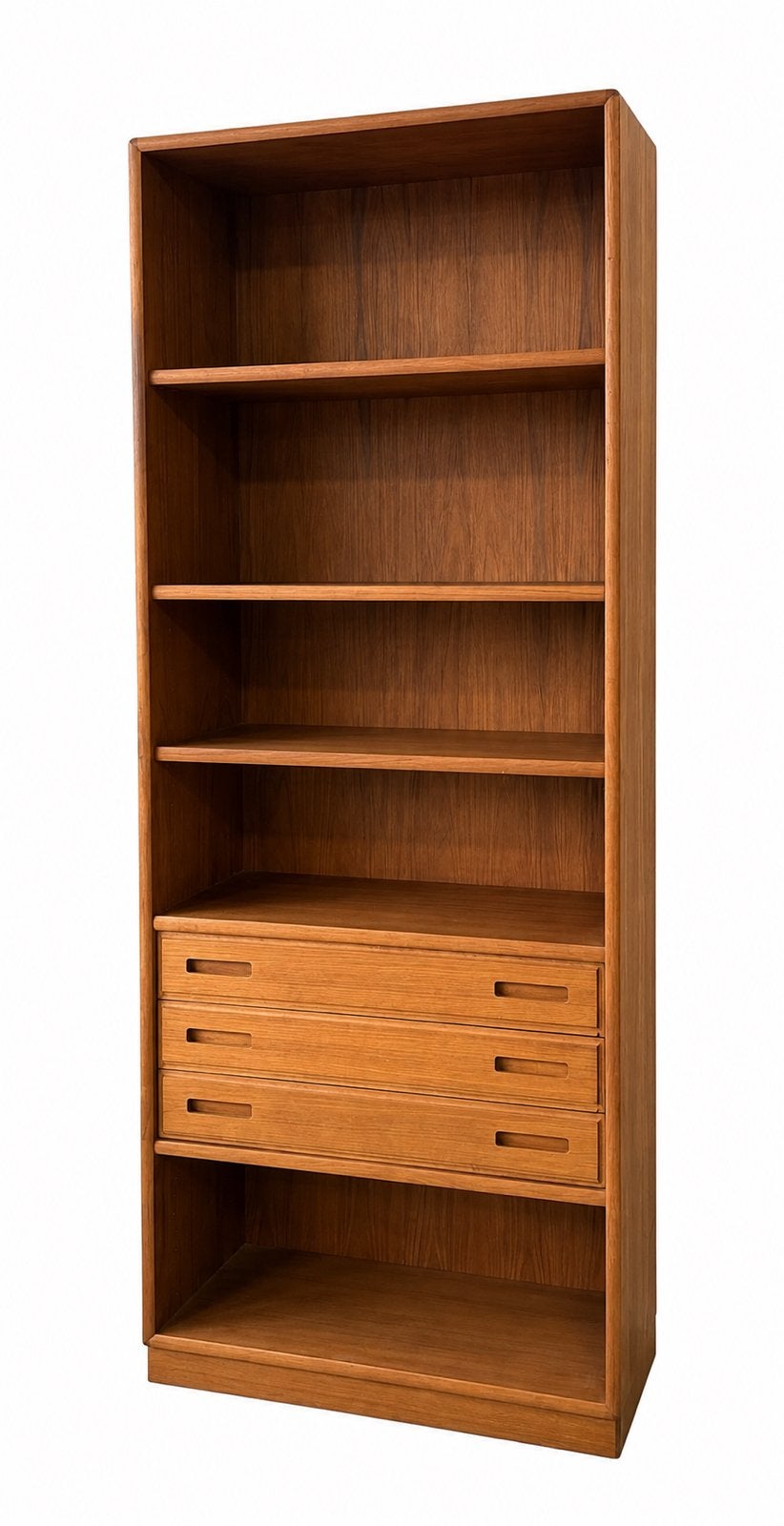 Vintage boekenkast teak highboard lpkast, Huis en Inrichting, Ophalen, Gebruikt, C, Minder dan 100 cm