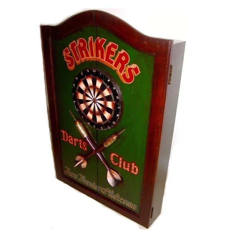 Dartkast 91 cm - dartkast hout, Ophalen, HorecaBeelden, Nieuw, Dartbord
