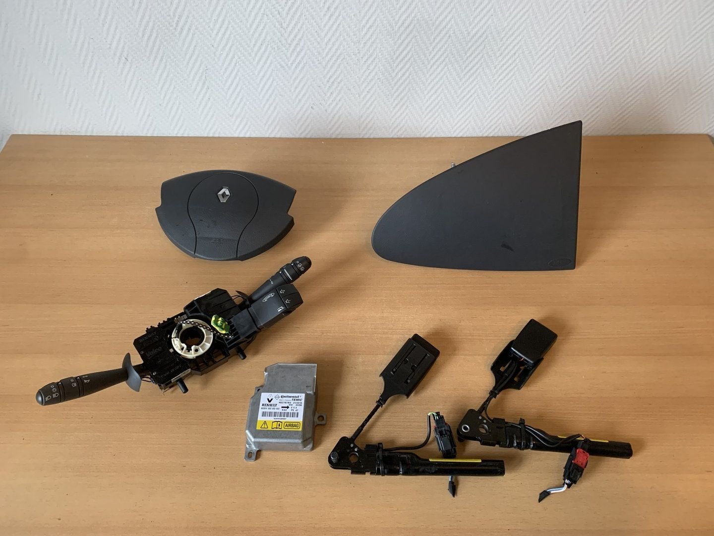 renault twingo II 2007 tot 2014 airbag set dashboard spanner, Gebruikt, -, Renault, -
