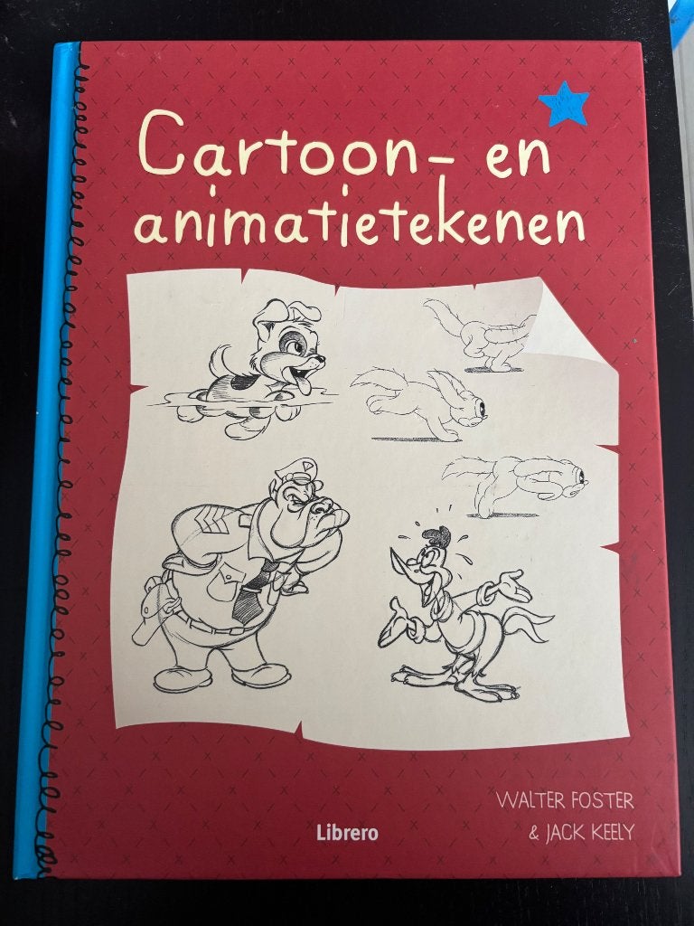 Tekenboek cartoons, Verzenden, Zo goed als nieuw, Papier, Schets- of Tekenboek