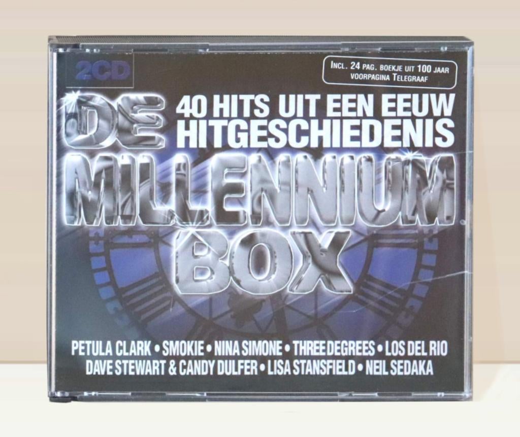 2CD"s De Millennium Box – 40 Hits –Smokie / Dolly Parton, Ophalen of Verzenden, Zo goed als nieuw, Poprock