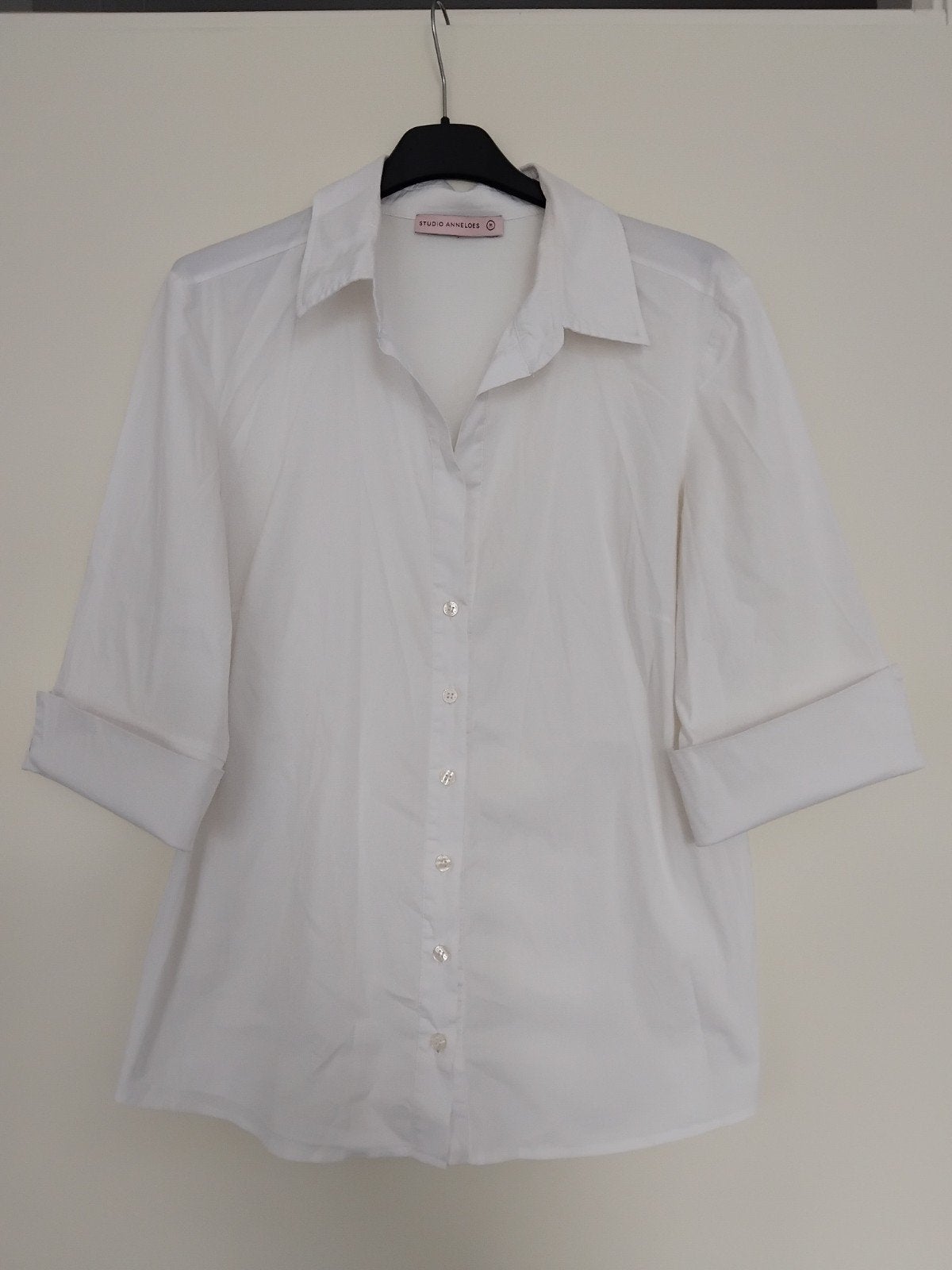 Studio Anneloes witte blouse maat M, Maat 38/40 (M), Studio Anneloes, Wit, Ophalen of Verzenden