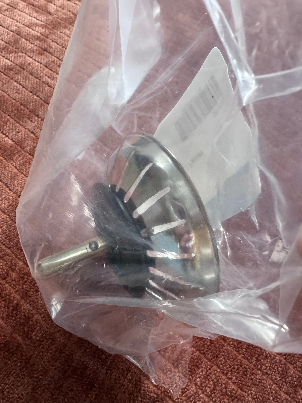 Sani Veski Afvoerzeef voor Korfplug 83mm, Doe-het-zelf en Verbouw, Ophalen, Nieuw, Rvs, Overige typen