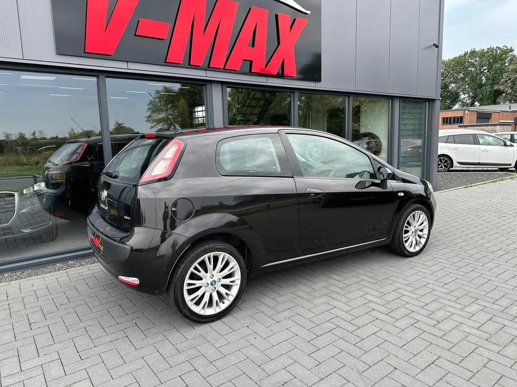 Fiat Punto Evo 1.4 16V 105PK Multiair Dynamic Airco Isofix 1, Auto's, Fiat, Euro 5, Stof, Zwart, 4 cilinders