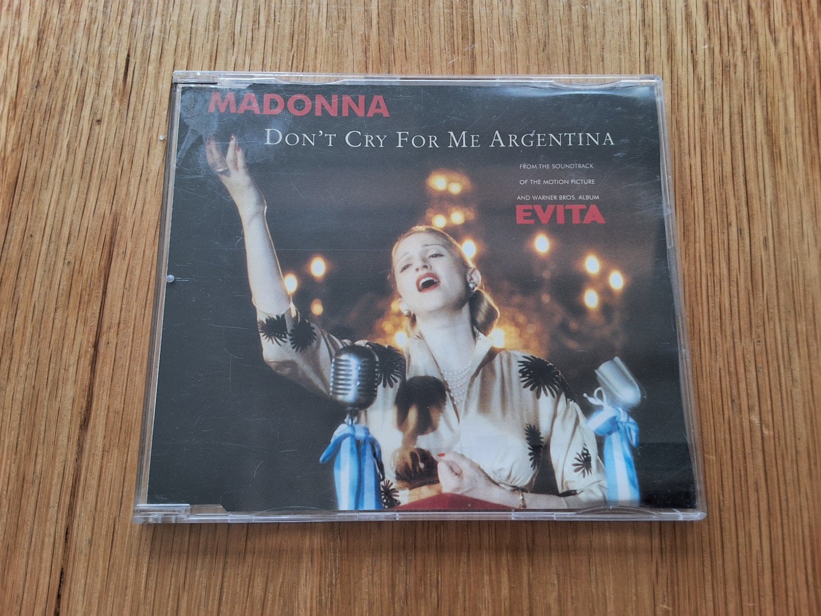 MADONNA  - DONT CRY FOR ME ARGENTINA - MAXI CD SINGLE, Pop, Ophalen of Verzenden, Zo goed als nieuw, Single