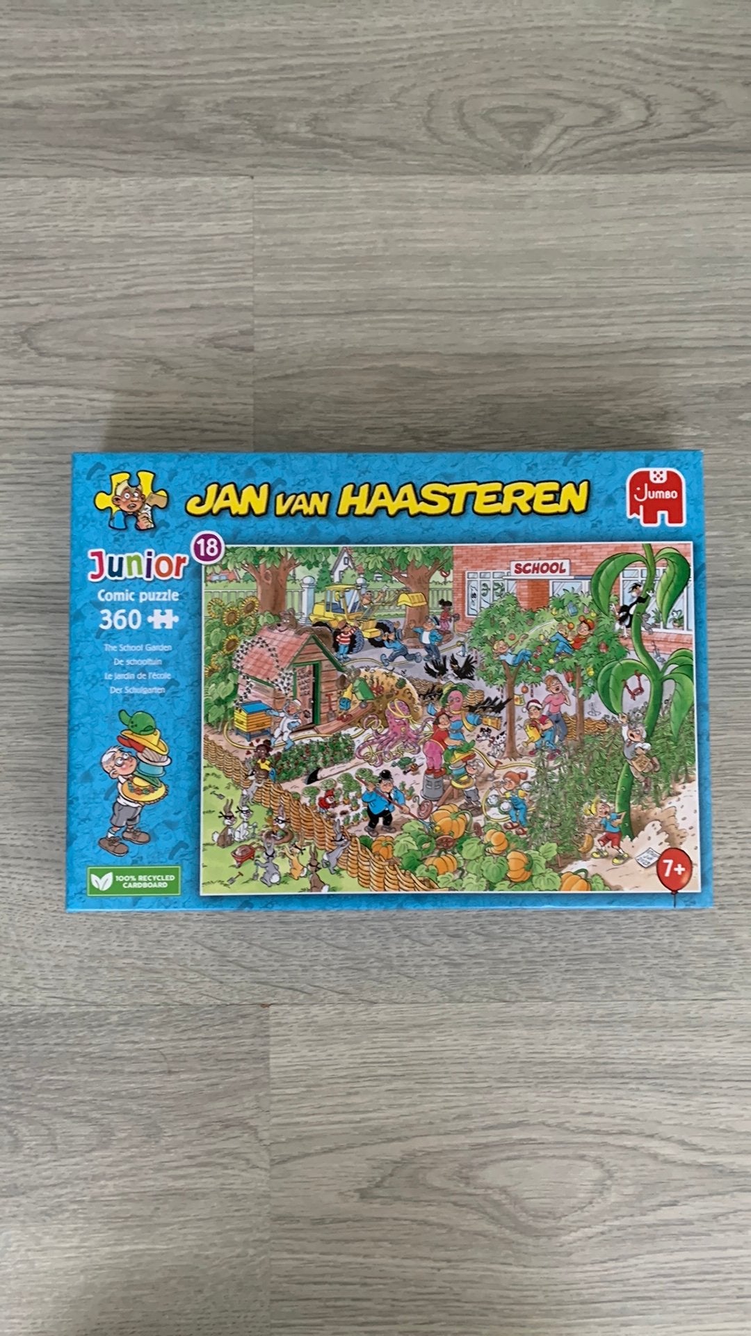 Jan van Haasteren junior puzzel 18, Ophalen of Verzenden, Meer dan 50 stukjes, Zo goed als nieuw, 6 jaar of ouder