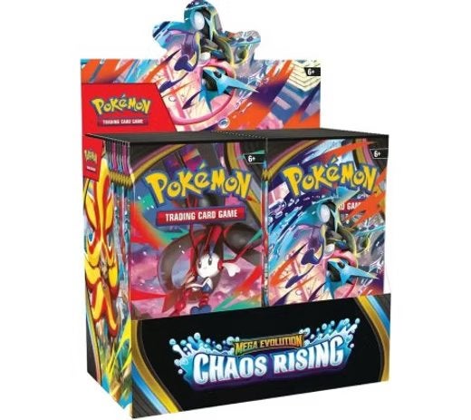 Pokémon Chaos Rising Booster Box, Ophalen of Verzenden, Zo goed als nieuw, Boosterbox