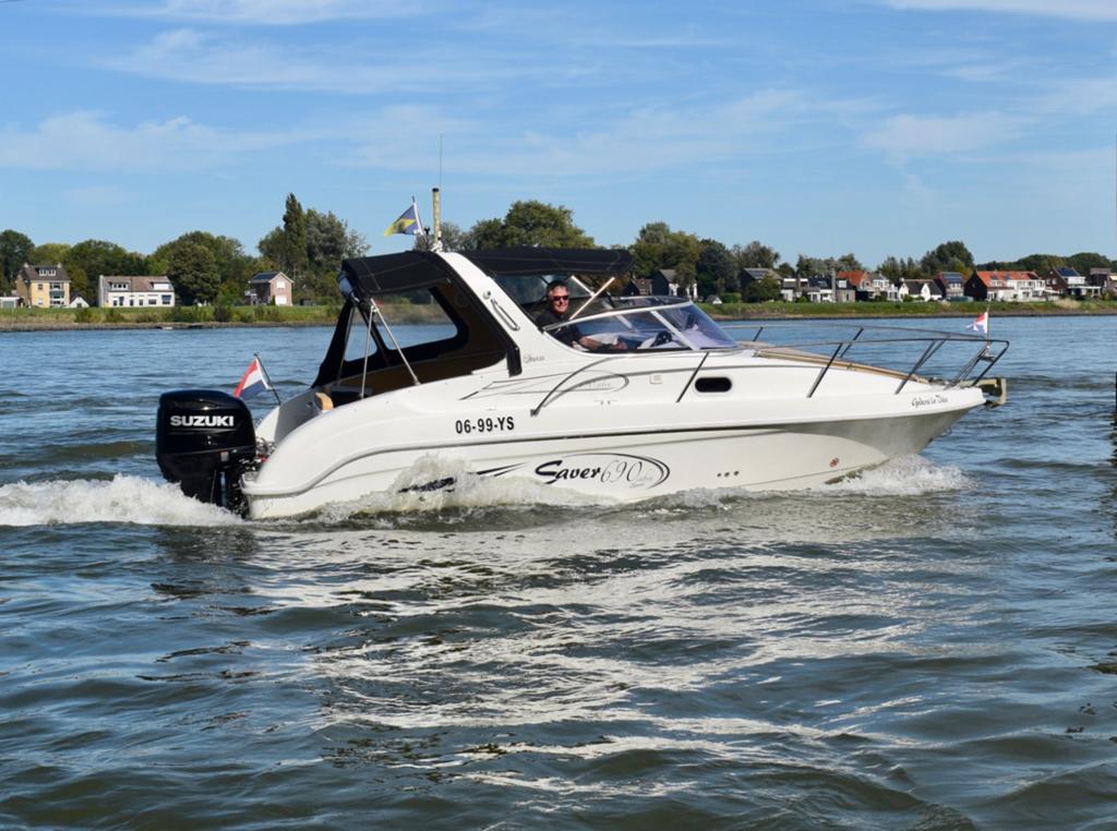 Complete Saver  sportcruiser 690 met recente Suzuki  200 pk, Watersport en Boten, Motorboten en Motorjachten, Overige merken, 70 cm